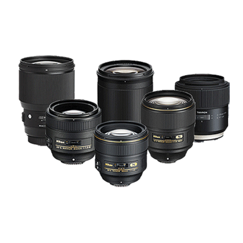 柏原市|七五三・お宮参りの出張撮影で使用するレンズイメージ